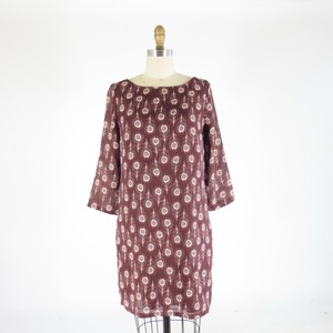 patterned shift dress