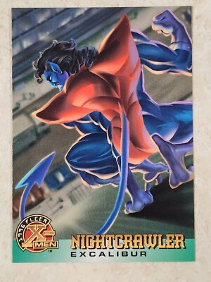 #27 NIGHTCRAWLER 1996 Fleer Marvel X-Men Walmart Exclusive EXCALIBUR ADAM KUBERT