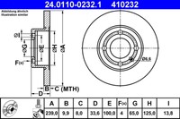 X2 Bremsscheibe VW P. Polo 94-01