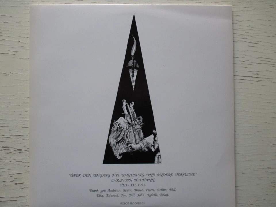 CHRISTOPH HEEMANN: Über Den Umgang Mit Umgebung Und Andere Versuche 10"-EP HNAS - Bild 2 von 4