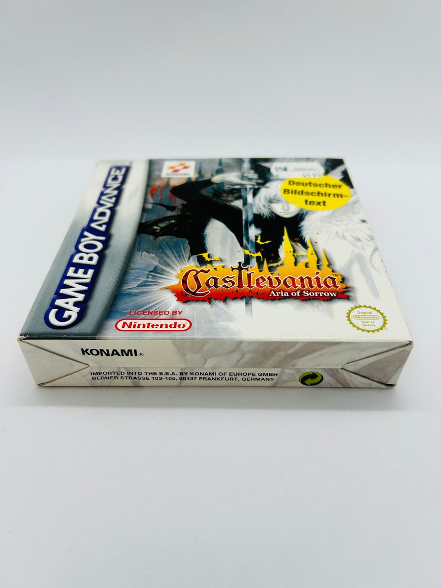 Castlevania Aria of Sorrow Nintendo Gameboy Game Boy Advance Castlevania Aria of Sorrow Nintendo Gameboy Game Boy Advance