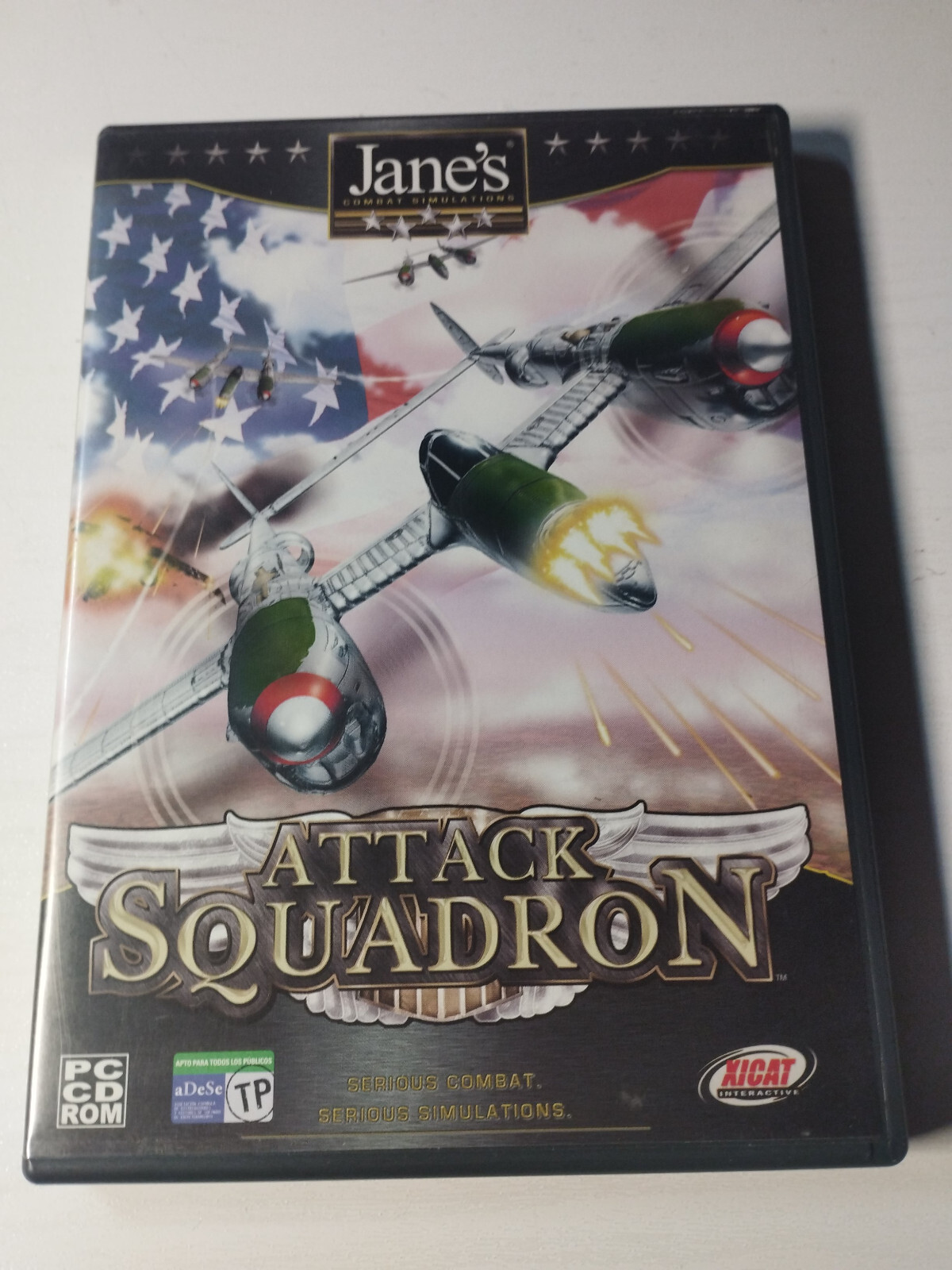 Attack Squadron Combat Simulations Xicat - Game for PC CD-Rom Spain Edition