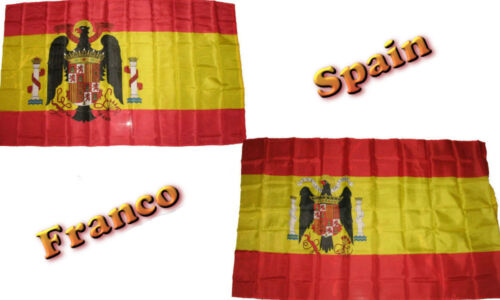 3x5 Fuß Großhandel Lot Spanien unter Franco 1938-1945 1945-1977 Set Flaggen Flagge 3'x5' - Bild 1 von 2