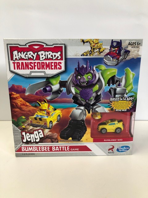 Angry Birds Transformers Jenga Board Game Battle Birds Bumblebee