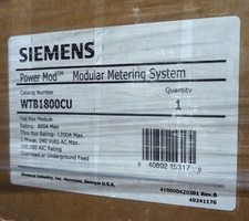 Siemens WTB1800CU Tap Box Module 800 Amp Single Phase Power Mod