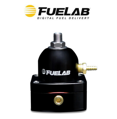 Fuelab Black Anodized 25-90 psi 515 Series Fuel Pressure Regulator -6AN 51502-1
