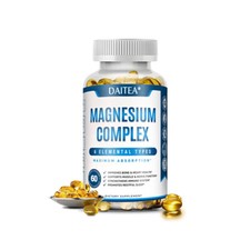 Complejo de Magnesio, Suplemento Natural Anti Ansiedad y Alivio del Estrés