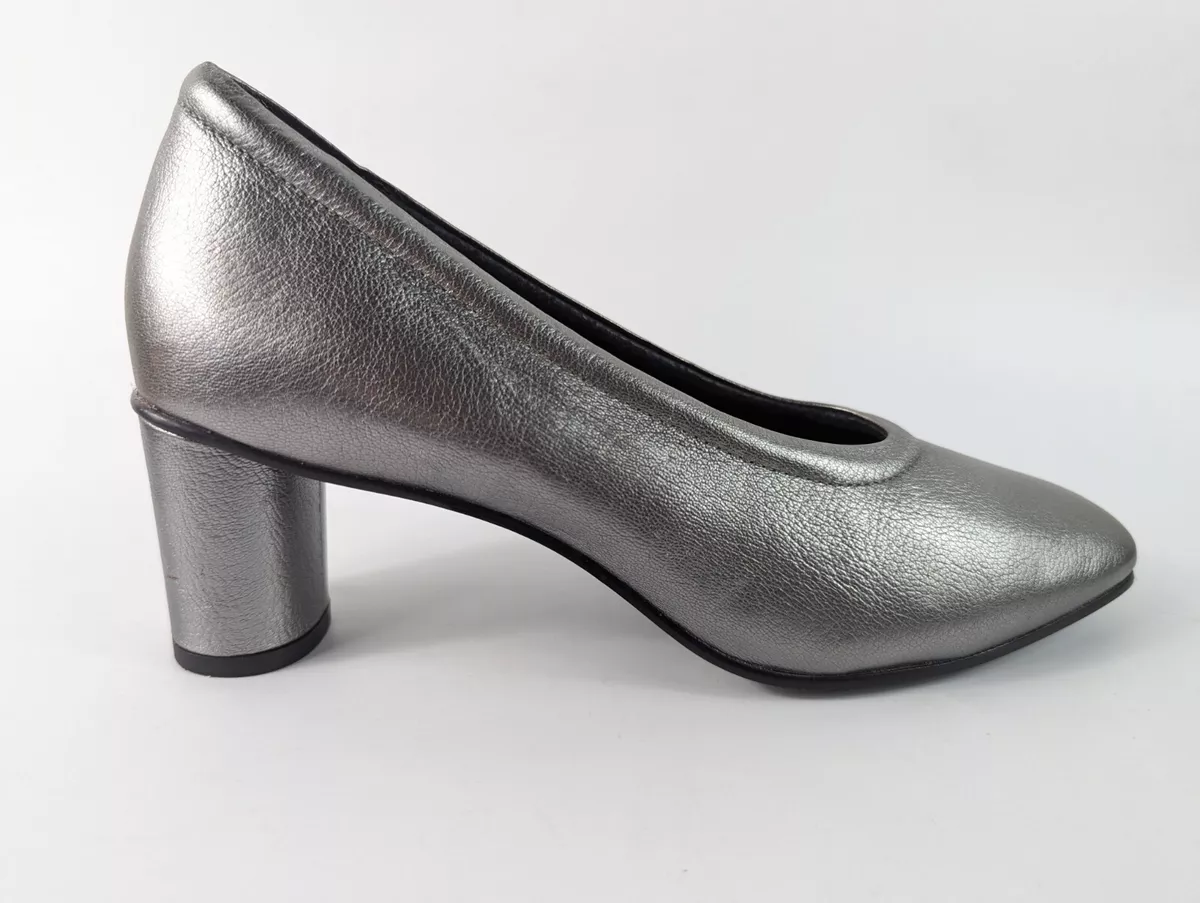 Silver heels cheap mid heel