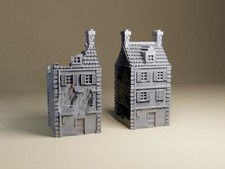 6mm Normandy  #2 | 1:285 scale  WWII miniature wargaming terrain Battletech