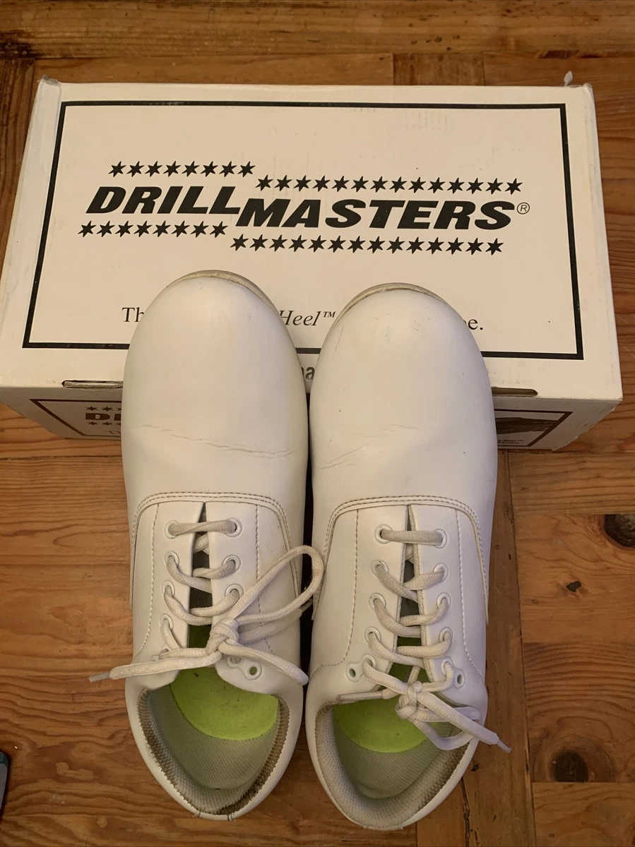 Drill Masters Unisex White Marching Shoes Men Size 13 Women Size