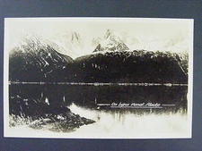 Lynn Canal Alaska AK Antique Black & White Real Photo Postcard RPPC 1920s