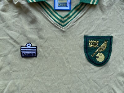NORWICH CITY 1978 HOME FOOTBALL SHIRT SOCCER JERSEY ADMIRAL sz M