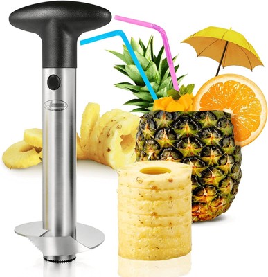 Pineapple Corer, [Upgraded, Reinforced, Thicker Blade] Newness Premium Pineapple