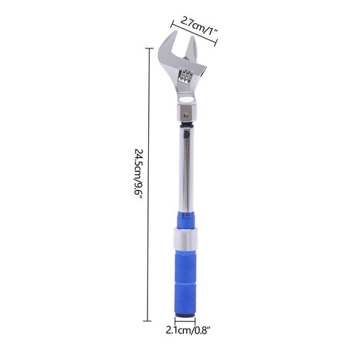 Llave dinamométrica extremo abierto dinamométrica 5-25nm llave de clic intercambiable ajustable - Imagen 3 de 18
