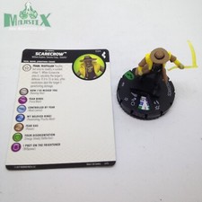 Heroclix Harley Quinn and Gotham Girls set Scarecrow 024 Uncommon fig w/card 