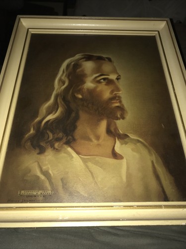 1941 - Werner Sallman - Jesus Christ - Print - 16” x 13” - Kriebel Bates - Art - Picture 2 of 5