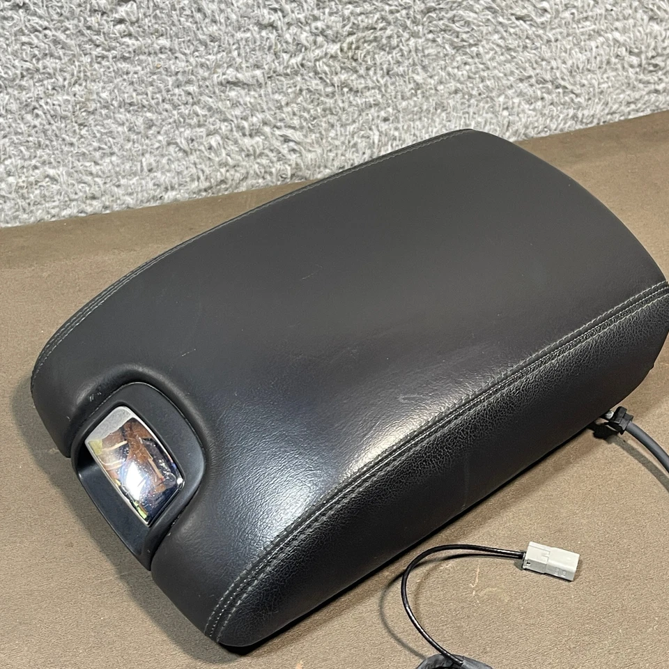 2004-09 JAGUAR XJ8 XJR РАЗДВИЖНОЙ ПОДЛОКОТНИК КРЫШКА ЧЕРНЫЙ OEM ЦЕНТРАЛЬНАЯ КОНСОЛЬ VANDEN PLAS - Изображение 2 из 4