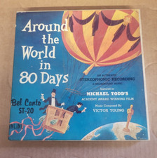 AROUND THE WORLD IN 80 DAYS BEL CANTO ST-20 STEREOPHONIC REEL TAPE
