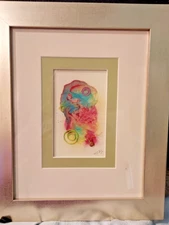 Wilfred J. Fang Framed Mixed Media*THE COLLAGE SERIES*Paper Art*