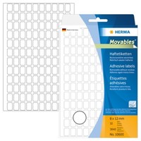 Herma 10600 Vielzwecketiketten 8X12 Mm Weiß Movables/AblöSbar Papier Matt 3840 S