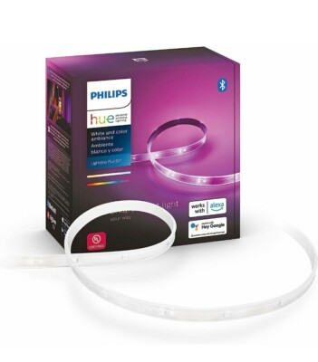 Philips Hue White and Color Smart Lightstrip Plus 2m/6ft Base Kit With Bluetooth