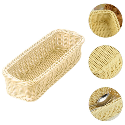 Weaving Fruit Tray Cutlery Storage Basket Serving Basket Chopstick Tray