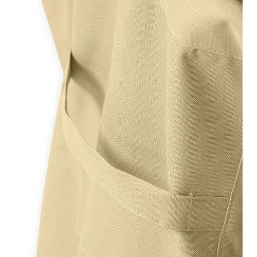Funda Sofá Exterior Sofá Protector 85"L Beige Resistente al Agua Ventilación Corbatas - Imagen 4 de 5