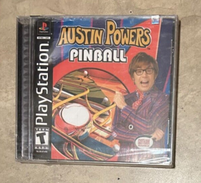Austin Powers Pinball NEW factory sealed PlayStation PSX PS1 CRACKED CASE