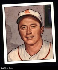 1950 Bowman REPRINT #249 Snuffy Stirnweiss Browns 8 - NM/MT