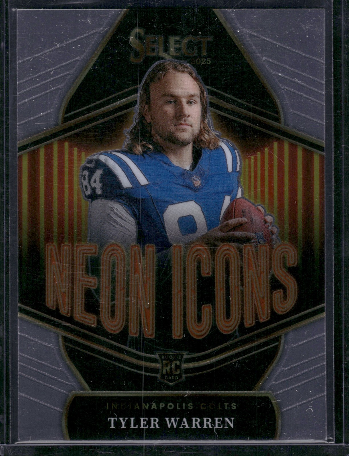 2025 Panini Select #10 Tyler Warren Neon Icons