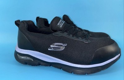 Skechers Arch Fit SR Evzan Women's Alloy Toe Work Sneakers Size 10