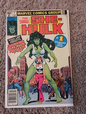 Savage She-Hulk #1 (1980 Marvel) 1st App & Origin Jennifer Walters Newsstand