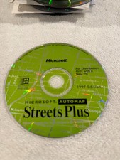Microsoft Automap Streets Plus 1997 Edition CD - SERIAL  NOT INCLUDED  