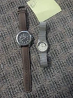 Lot of 2 Vintage Analog Watches — Seiko Quartz & Timex Expedition — Untested