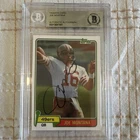 1981 Topps Joe Montana #216 49ers Hard Signed Auto BAS 00013647441 Football