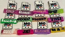 Lote de 12 Pulseras de Goma Me Bands Desgastar Coleccionar Comercio ¡Nuevo!