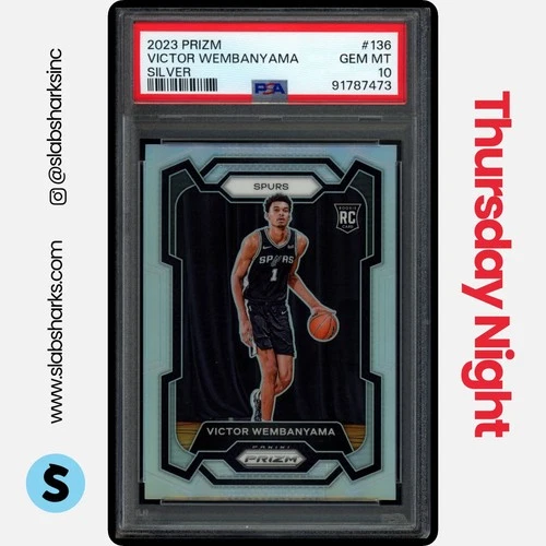 Victor Wembanyama 2023 Panini Prizm Victor Wembanyama #136 Silver