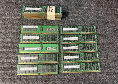Lot of 10 SK hynix 16GB DDR4 ECC Registered Server Memory RAM PC4-2133P RDIMM - Image 1 of 2