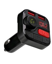 Monster Bluetooth FM Transmitter with 2 USB Ports, 3.4 Amp, 7.9 x 2.8 x 2.2in