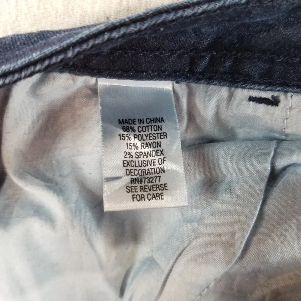 Estera elástica Elle Jeans para mujer talla 8. Lindo lavado oscuro Normcore de moda elegante bonito Foto 4 de 4