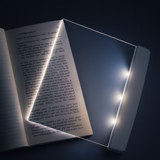 LED Book Light Magnifier Battery Powered Portable Reading Lamp for Bed