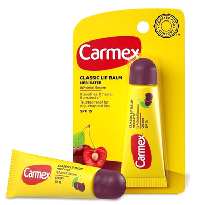 Carmex Classic Lip Balm (CHERRY), Moisturizes and Soothes Dry, Chapped Lip