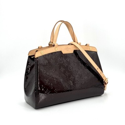 LOUIS VUITTON Blair MM Monogram Vernis Purple 2-Way Shoulder Handbag