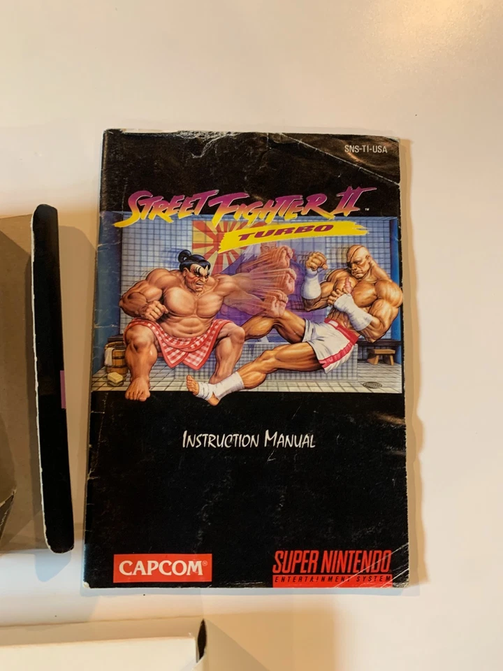 Super Street Fighter II Turbo SNES CIB Good Condition. Fast Shipping - Image 3 of 4