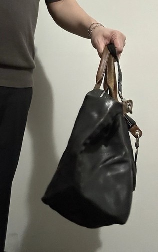 Longchamp le Pliage Cuir Leather Unisex Crossbody Bag Special Edt Mixed Colours - Picture 6 of 22