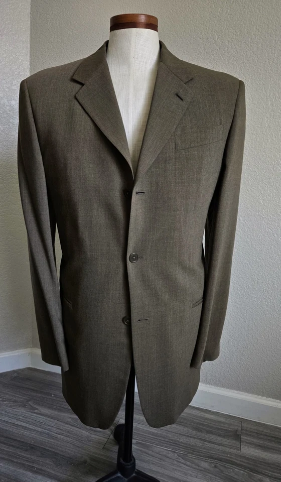 Blazer Abrigo Deportivo Lardini/Donna Karen Signature 42R Verde Musgo (Ver Fotos) Italia. Foto 2 de 4