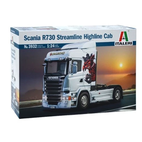 SCANIA R730 STREAMLINE-HIGHLINE KIT 1:24 Italeri Kit Camion Modellino Nuovo - Immagine 3 di 3