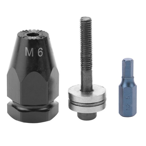 Pneumatic Pull Setter Air Rivets Nut Rivet Nut Head M6 Hex Straight Shank❀ - Picture 10 of 10