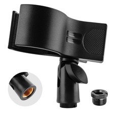 Microphone Holder, Large Mic Accessory Clip for Stands, Fit for Most Condense...