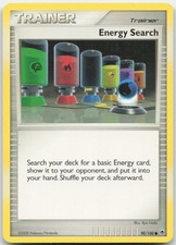 Energy Search 90/100 Common Majestic Dawn Pokemon Moderately Played
